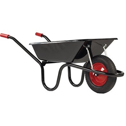 Wheelbarrow Black 85L Pneu Tyre