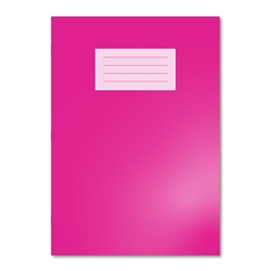 Oxford Exercise Book A4 80 Pages 8mm Ruled and Margin Pink (Pack of 50)