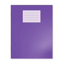 Oxford Exercise Book 229x178 80 Pages 8mm Ruled and Margin Purple (Pack of 100)