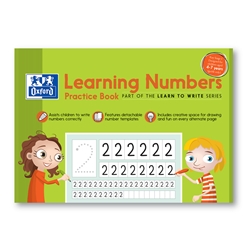 Oxford A4 Learn To Write Learning Numbers Book 32 Pages (Pack of 100)