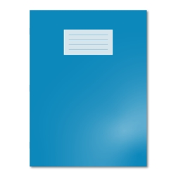 Oxford Exercise Book A4+ 80 Pages 10mm Squared and Margin Light Blue (Pack of 45)
