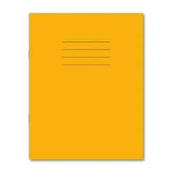 Hamelin Exercise Book 229x178 80 Pages 8mm Ruled and Margin Yellow (Pack of 100)