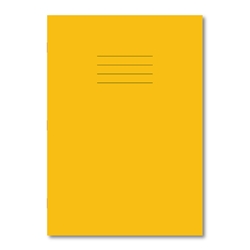 Oxford Yellow Tinted Paper Exercise Book A4 80 Pages 10mm Ruled and Margin Yellow (Pack of 50)