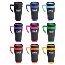 Matte Black Oregon Travel Mug