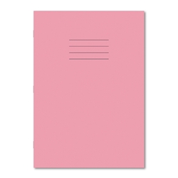 Hamelin Exercise Book A4 80 Pages Plain Pink (Pack of 50)