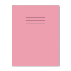Hamelin Exercise Book 229x178 80 Pages Plain Pink (Pack of 100)