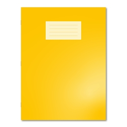 Oxford Exercise Book A4+ 80 Pages 10mm Squared and Margin Yellow (Pack of 45)