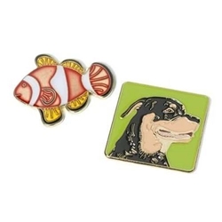 Synthetic Hard Enamel Badges 15mm