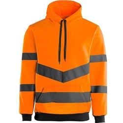 Arco Hi-Vis Hoodie Orange 3XL