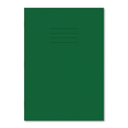 Hamelin Exercise Book A4 64 Pages 10mm Ruled and Margin Dark Green (Pack of 100)