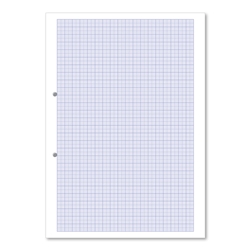 Loose Leaf A4 Graph Ruled 1, 5 and 10mm Punched 2 Hole 75gsm Exercise Paper (5 Reams)