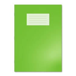 Oxford Exercise Book A4 48 Pages 8mm Ruled and Margin Light Green (Pack of 100)