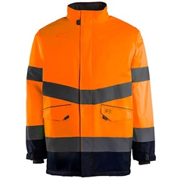 Arco Hi-Vis Two-Tone Jacket Org/Nvy L