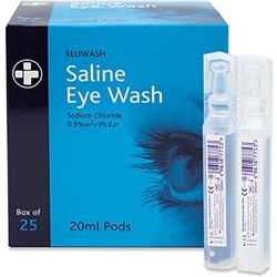 Box of 25 Eyewash Pods 20ml