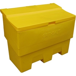 Grit Bin c/w Hinged Top 6 Cu.Ft Capacity