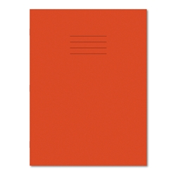 Hamelin Exercise Book A4+ 80 Pages 12mm Ruled and Margin Orange (Pack of 45)