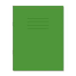 Hamelin Exercise Book 229x178 64 Pages 8mm Ruled and Margin Light Green (Pack of 100)