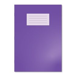Oxford Exercise Book A4 80 Pages 8mm Ruled and Margin Purple (Pack of 50)