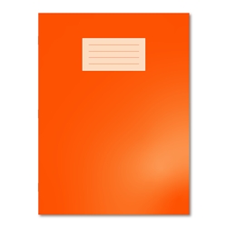 Oxford Exercise Book A4+ 80 Pages 5mm Squared and Margin Orange (Pack of 45)