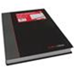 deal - A4 Cashbook Feint - 384 Pages - Black - 6448