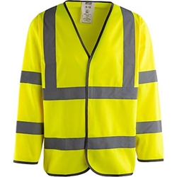 Arco Hi-Vis L/S Waistcoat Yellow 3XL