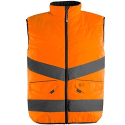Arco Hi-Vis Bodywarmer Orange Size 2XL