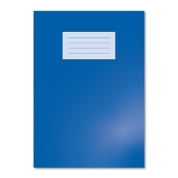 Oxford Exercise Book A4 80 Pages 10mm Squared and Margin Dark Blue (Pack of 50)