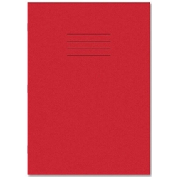 Hamelin Exercise Book A4 32 Pages 15mm Ruled/ Plain Alternative Red (Pack of 100)