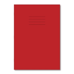Oxford Handwriting Books A4 80 Page 4mm Spacing with Dotted Lines Red (Pack of 50)