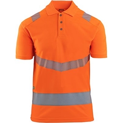 Arco Responsible Hi-Vis S/S Polo Org L