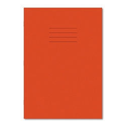 Hamelin Exercise Book A4 64 Pages 12mm Ruled and Margin Orange (Pack of 50)