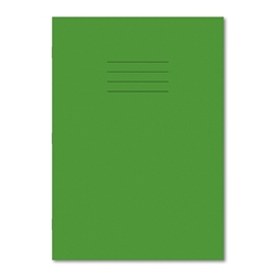 Hamelin Exercise Book A4 64 Pages Plain Top/ 15mm Bottom Light Green (Pack of 50)