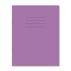 Hamelin Exercise Book 229x178 48 Pages 8mm Ruled and Margin Purple (Pack of 100)