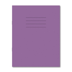 Hamelin Exercise Book 229x178 80 Pages 8mm Ruled and Margin Purple (Pack of 100)