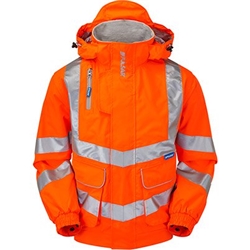 Pulsar PR515 Hi-Vis Bomber Jacket Orange M