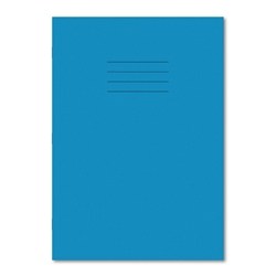 Oxford Cream Tinted Paper Exercise Book A4 80 Pages 7mm Squared Light Blue (Pack of 50)