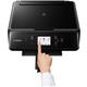 Canon PIXMA TS6150 (A4) Colour Inkjet Multifunction Printer (Print/Copy/Scan/WiFi/Cloud) 7.5cm LCD Touchscreen 15pm (Mono) 10ipm (Colour) - Black Ref 2229C008
