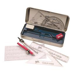 Helix Blue Oxford Maths Set in Tin B43000