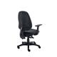 Max Comfort Charcoal Operator Office Chair 2 Levers with Adjustable Arms