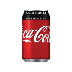 Coca-Cola Coke Zero Soft Drink Cans 330ml (Pack of 24)