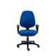 Max Comfort Blue Operator Office Chair 2 Levers with Fixed Arms