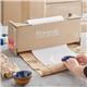 Geami 2 Layer Wrappak Die Cut Brown Kraft Paper with Dispenser 93557