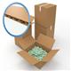 Corrugated Box Single wall 125KT 0201 305x229x114mm (12x9x4.5) A4 FSC3 PK 25
