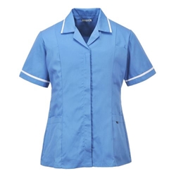 Portwest Women's Classic Tunic. Size/Fit  L/R, Hamilton Blue. Style LW20