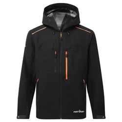 Portwest Shell Jacket. Size/Fit  S/R, Black. Style S385