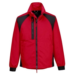 Portwest WX2 Eco Stretch Work Jacket. Size/Fit  L/R, Deep Red. Style CD885