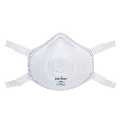 Portwest FFP3 Premium Dolomite Respirator (Pk5). Size/Fit  /R, White. Style P305