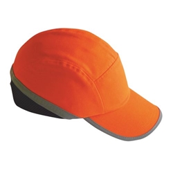 Portwest Long Peak Bump Cap. Size/Fit  /R, Orange. Style PW79