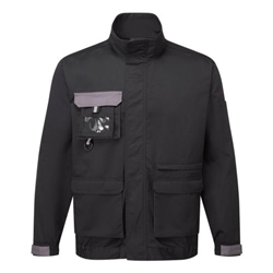 Portwest Texo Contrast Jacket. Size/Fit  S/R, Black. Style TX10