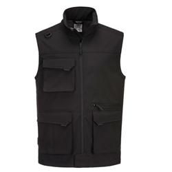 Portwest KX3 Softshell Bodywarmer (3L). Size/Fit  XL/R, Black. Style KX363